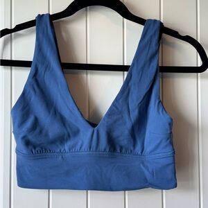 Lululemon Align Pitch Blue V-neck Bra size 8 C/D cup
